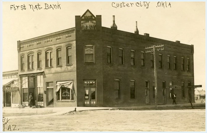 Image of the First National Bank of Custer City